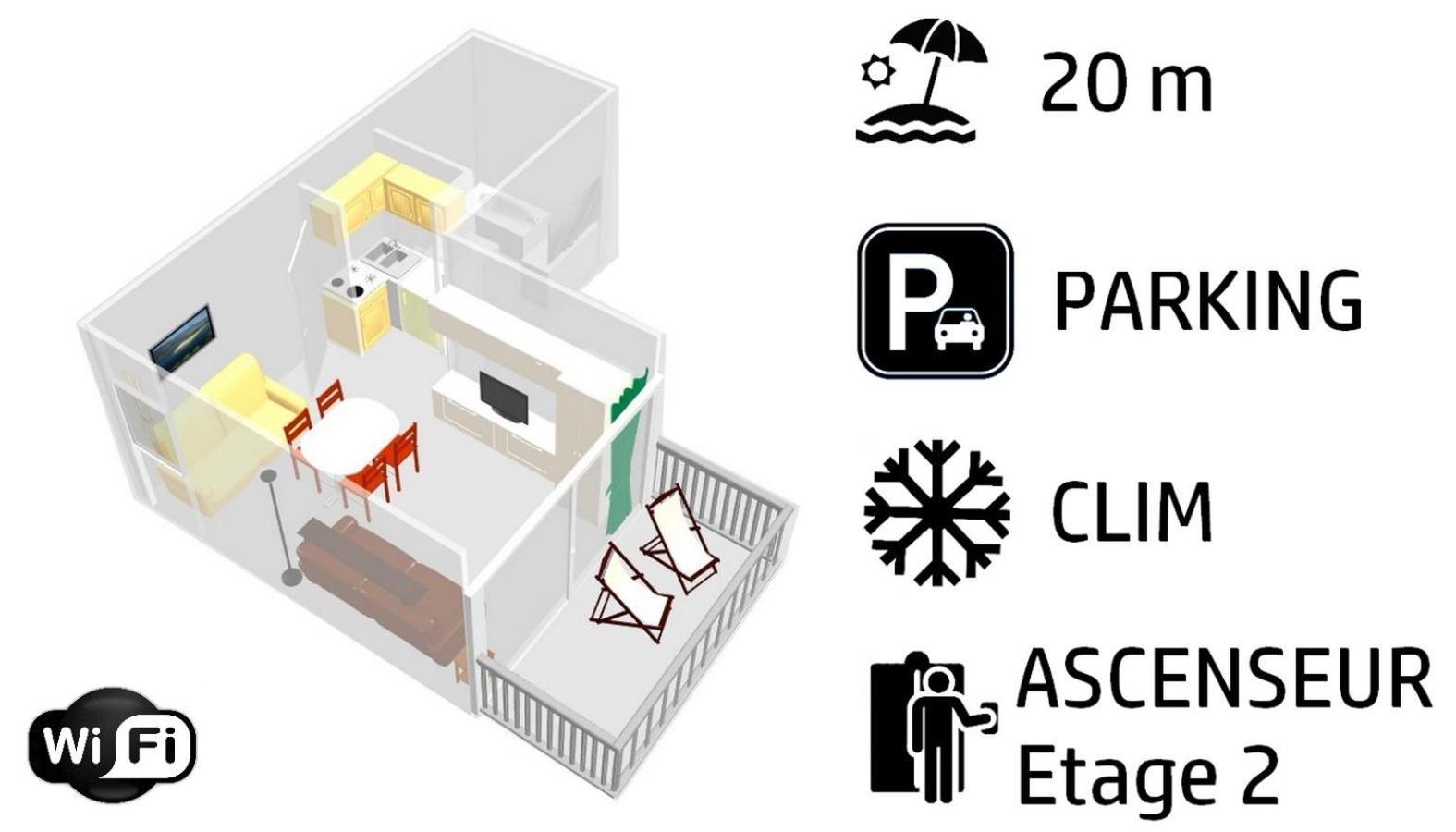 Studio Residence Bona, Vue Hippodrome Et Mer, Clim Hyères Екстериор снимка